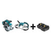 MAKITA XSC02Z  XBP02Z + BL1840B-2 CORDLESS CIRCULAR SAW KIT 18V 4.0AH