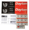 DAYTON 28CH78 JIB CRANE LABEL KIT FOR USE WITH 7HU59