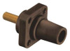 HUBBELL HBLFRSCBN RECEPTACLE,TAPER NOSE,STUD,BRWN