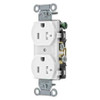 BRYANT CBRS20WTR RECEPTACLE,NYLON,125VAC,TAMPER RESIST
