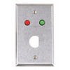 ALARM CONTROLS RP-04 WALL PLATE SINGLE GANG STAINLESS STEEL