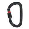 PETZL M34A SLN CARABINER BLACK SCREW-LOCK TYPE 1 GATE