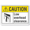 LYLE LCU3-0107-RD_14x10 CAUTION SIGN SELF-ADHESIVE VINYL 10 IN H
