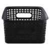 ADVANTUS CORPORATION AVT-40326 WEAVE BINS,BLACK PLASTIC,3 BINS,PK3