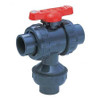 ASAHI 2511015 BALL VALVE 1-1/2 PIPE SIZE PLASTIC