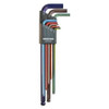 BONDHUS 69699 9 PIECE L-KEY BALL END HEX KEY SET