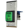 ALARM CONTROLS TS-2T ILLUMINATED REQUEST TO EXIT BUTTON WITH 
