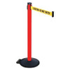 RETRACTA-BELT 305PRD-CAU BARRIER POST YLW/BLACK TEXT 2 IN BELT W