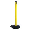 RETRACTA-BELT 305YA-RCV BELT BARRIER RCVR. POST YELLOW CAST IRON