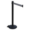 RETRACTA-BELT 305PSB-BW BARRIER POST BLK/WHITE BELT 2 IN BELT W