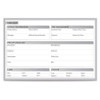 GHENT GRPM312T-18 HEALTHCARE OR TIME OUT MAGNETIC WHITEBOA