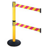 RETRACTA-BELT 331DPYW-MYD BARRIER POST 40 IN H MAGENTA/YLW BELT