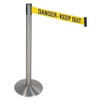RETRACTA-BELT 330SS-DKO BARRIER POST 10FT BELT L DANGER KEEP OUT