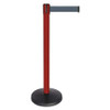 QUEUEWAY QPLUS-21-B7 BARRIER POST RED POST DARK GRAY BELT
