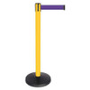 QUEUEWAY QPLUS-35-P5 BARRIER POST PURPLE BELT YELLOW POST