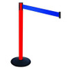 RETRACTA-BELT 331PRD-BL BARRIER POST 40 IN H BLUE BELT W/BASE