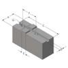 ABBOTT RUBBER COMPANY, TG12MDA2SQ 3 JAW UNIVERSAL (PLAIN BACKED)