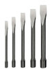 WESTWARD 2AJL5 HANDGUARDED CHISEL SET 3/8-7/8 IN 5 PC