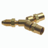 SUPERIOR Y-420 Y CONNECTOR W/ SHUT-OFF VALVE, Y-420, Y,