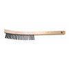 PFERD 85002 SCRATCH BRUSH,CURVED,WOOD,CS WIRE,3"X19"