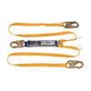 WERNER CO C411120 DECOIL TWINLEG LANYARD (1" WEB,SNAPHOOK)