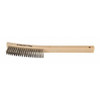 PFERD 85018 CURVED HANDLEE SCRTCH BRUSH,SSWIRE,4X19"