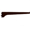 KNAPE & VOGT 180 BLK 12 SERIES 80 SHELF STANDARD BRACKET, BLACK 