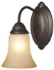WESTINGHOUSE LIGHTING 62238 WALL LIGHT FIXTURE, INDOOR, OIL RUBBED B