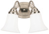 WESTINGHOUSE LIGHTING 64617 FIXTURE WALL BNKL/OPAL GLS 2LT