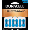 DURACELL 00041333661261 PACK OF (6), SIZE 675, ZINC AIR, HEARING