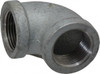 MADE IN USA 1.NML 1" GALVANIZED MALLEABLE IRON PIPE 90 ELB