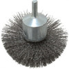 WEILER CORPORATION 10041 90304 3" DIAM STEEL FLARED CRIMPED END BRUSH