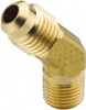 PARKER 159F-8-4 1/2" TUBE OD X 1/4-18 NPTF 45 BRASS FLAR