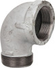 MADE IN USA 2.NMSL 2" GALVANIZED MALLEABLE IRON PIPE 90 STR