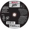 SAIT 23316 6 X 0.045, 7/8" HOLE 46 GRIT ALUMINUM OX