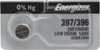ENERGIZER 397-396TZ SIZE 397/396, SILVER OXIDE, BUTTON & COI