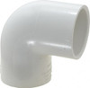 VALUE COLLECTION 406-012 1-1/4" PVC PLASTIC PIPE 90 ELBOW