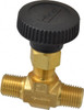 PARKER 4M-V4LN-B 3,000 MAX PSI, 1/4" PIPE, BRASS, INLINE 