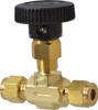 PARKER 4Z-V4LN-B 3,000 MAX PSI, 1/4" PIPE, BRASS, INLINE 