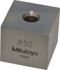 MITUTOYO 614218-531 0.85" SQUARE STEEL GAGE BLOCK