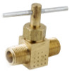 ANDERSON METAL CORP 759108-04 STRAIGHT NEEDLE VALVE FITTING,  LEAD-FRE