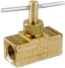 ANDERSON METAL CORP 759134-02 1/8" PIPE, INLINE METAL SEAT NEEDLE VALV