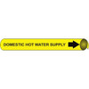 NMC A4038 PIPE MARKER WITH DOMESTIC HOT WATER SUPP