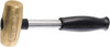 AMERICAN HAMMER AM08BRCG HAMMER,BRASS,SOFT GRIP,8 OZ.