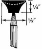 GRIER ABRASIVES B82-GB-16812 1/2 X 1/4" HEAD DIAM X THICKNESS, B82, I