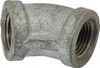MADE IN USA D.NM45L 1/2" GALVANIZED MALLEABLE IRON PIPE 45 E