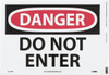 NMC D104PB "DANGER - DO NOT ENTER", 10" LONG X 14" 