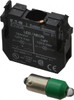 EATON CUTLER-HAMMER E22DL24G 24 VAC/VDC GREEN LENS LED INDICATING LIG