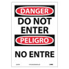 NMC ESD104PB DANGER - DO NOT ENTER, 14" LONG X 10" WI