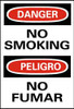 NMC ESD79PC DANGER - NO SMOKING, 20" LONG X 14" WIDE